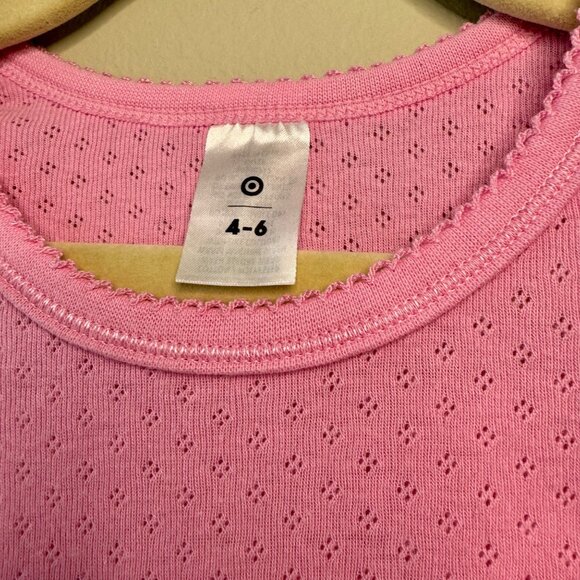 KORANGO Australia Unicorn Corduroy Pinafore Dress Set Girls 6 Pink Pointelle Top - Picture 11 of 15